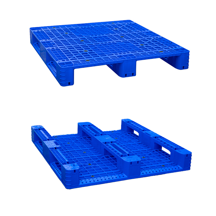 1.2*1.2米放電器川字塑料托盤貴陽畢節(jié)物流倉(cāng)庫(kù)中轉(zhuǎn)四面進(jìn)叉托盤