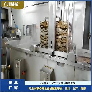 大型连续肉制品大型卤煮锅 蜂窝四联